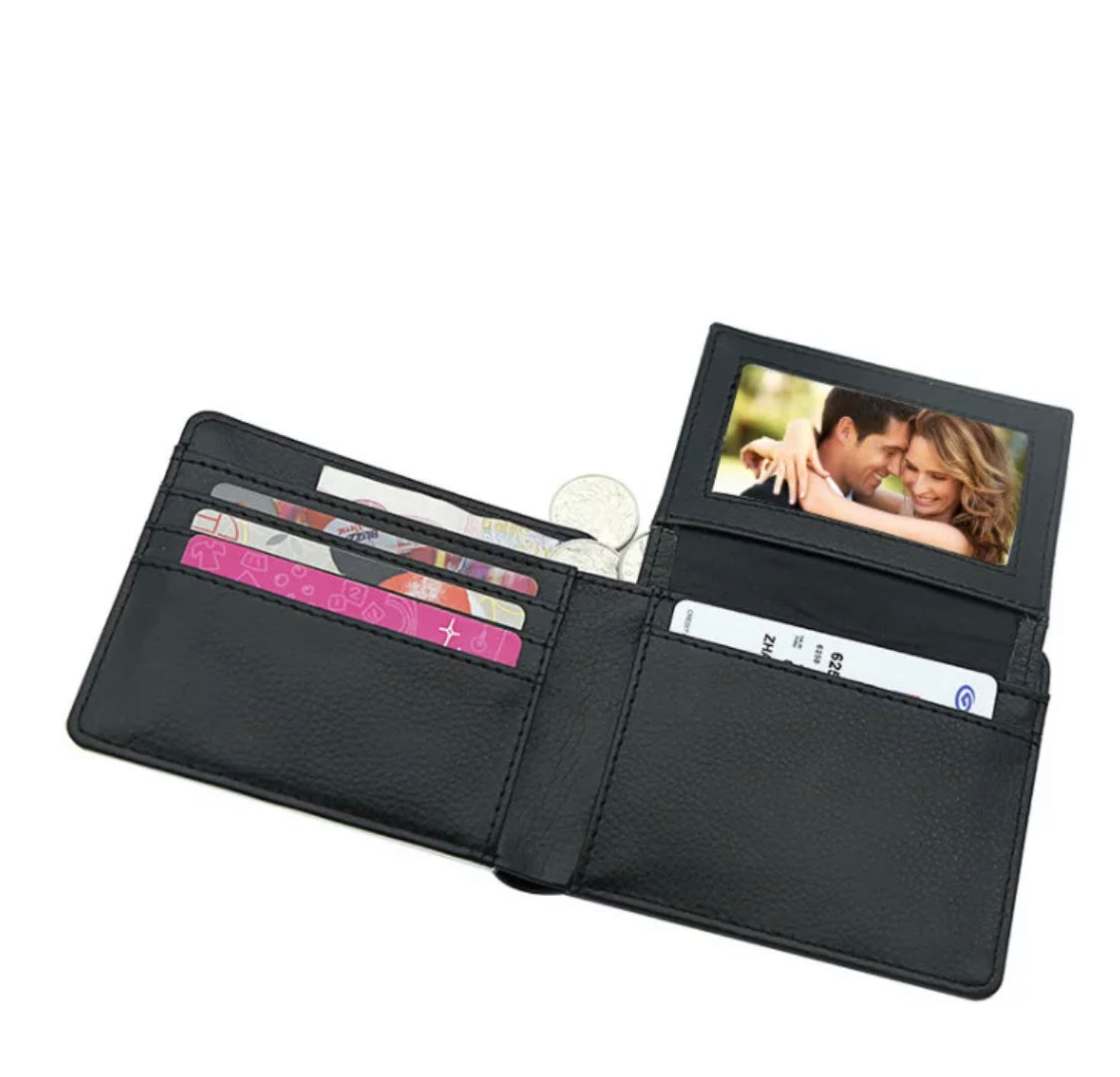 Men Double Sided Sublimation Wallet