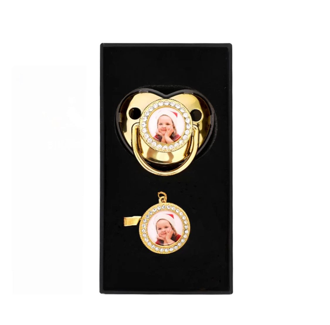 Bling Baby Sublimation Pacifier w/ Gift Box