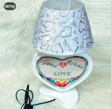 Sublimation Double Sided Heart Lamp
