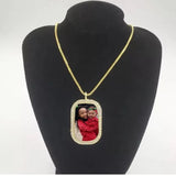 Sublimation Dog Tag Pendant and Necklace