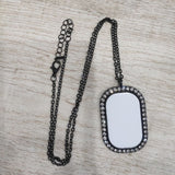 Sublimation Dog Tag Pendant and Necklace